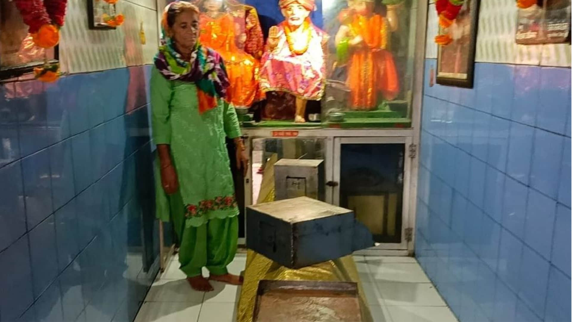 Theft from donation boxes of four temples in a single night in Dinod Gate area of Bhiwani