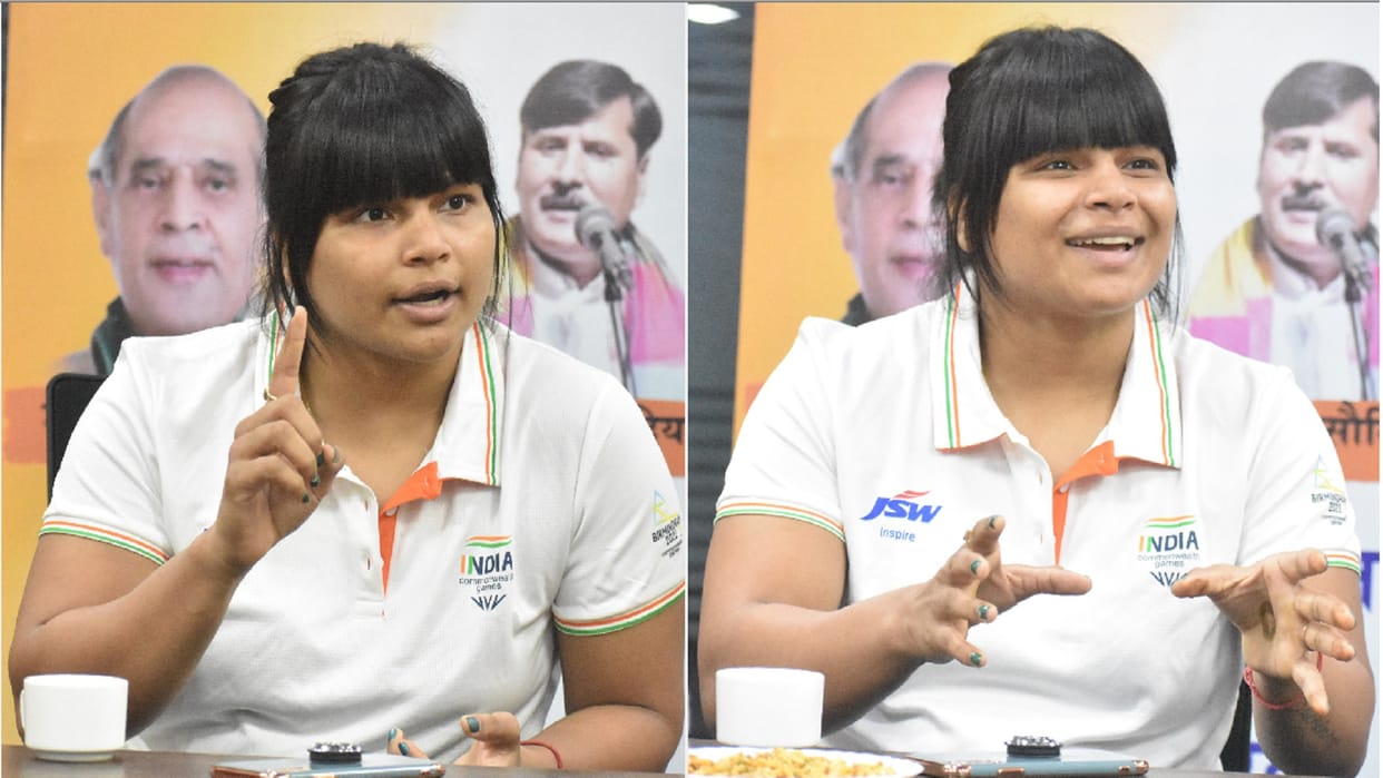 Wrestler Divya Kakran said that one should keep working hard to success life in Meerut