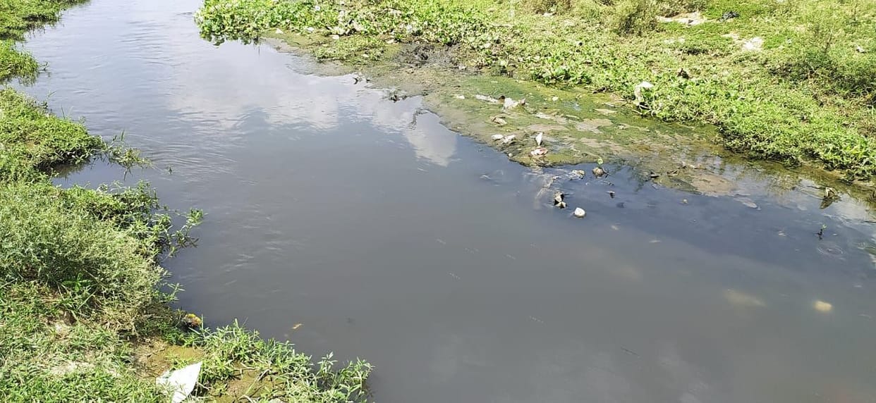Auraiya: Plans for drainage and water purification hang