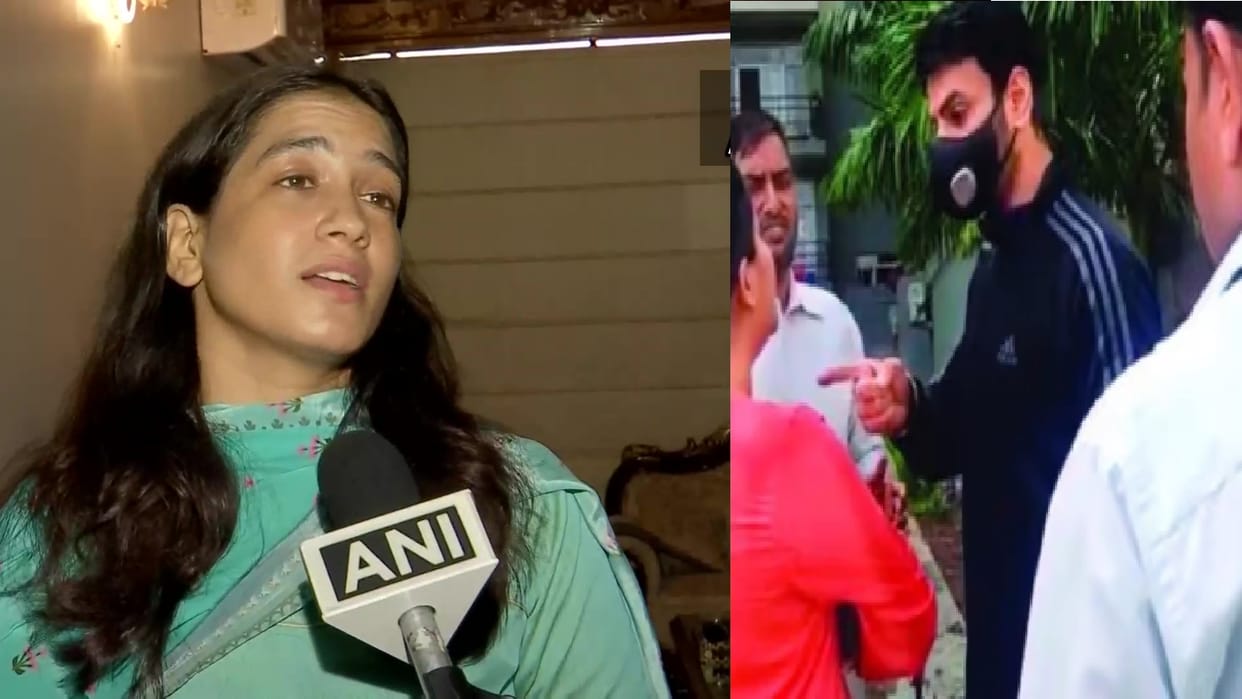 Shrikant Tyagi wife Anu Tyagi said What happened was wrong  topic was that he insulted a woman