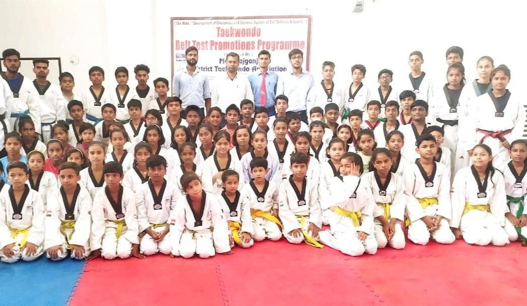 taekondo players promoted in several groups