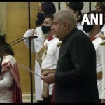 जगदीप धनखड़ का शपथग्रहण