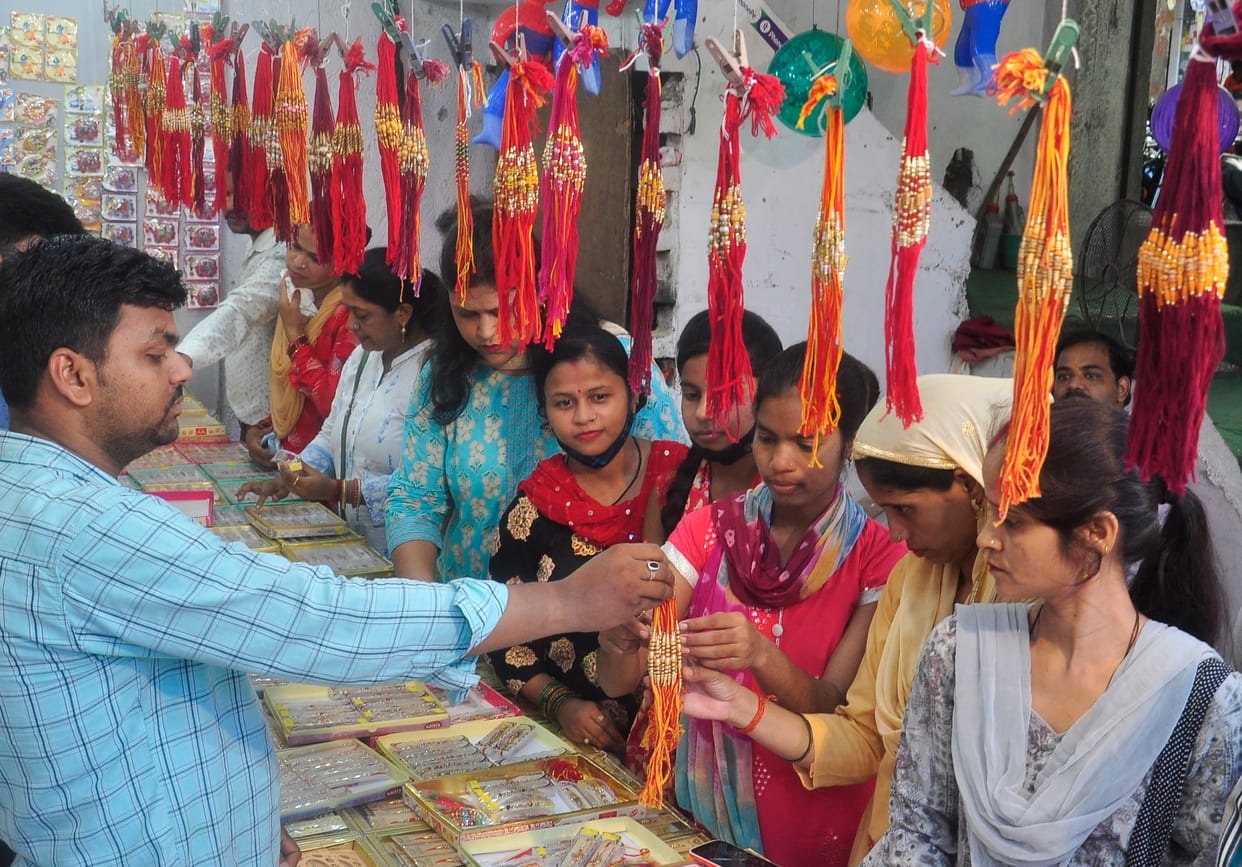 Brothers buy gifts, sisters like Rakhis