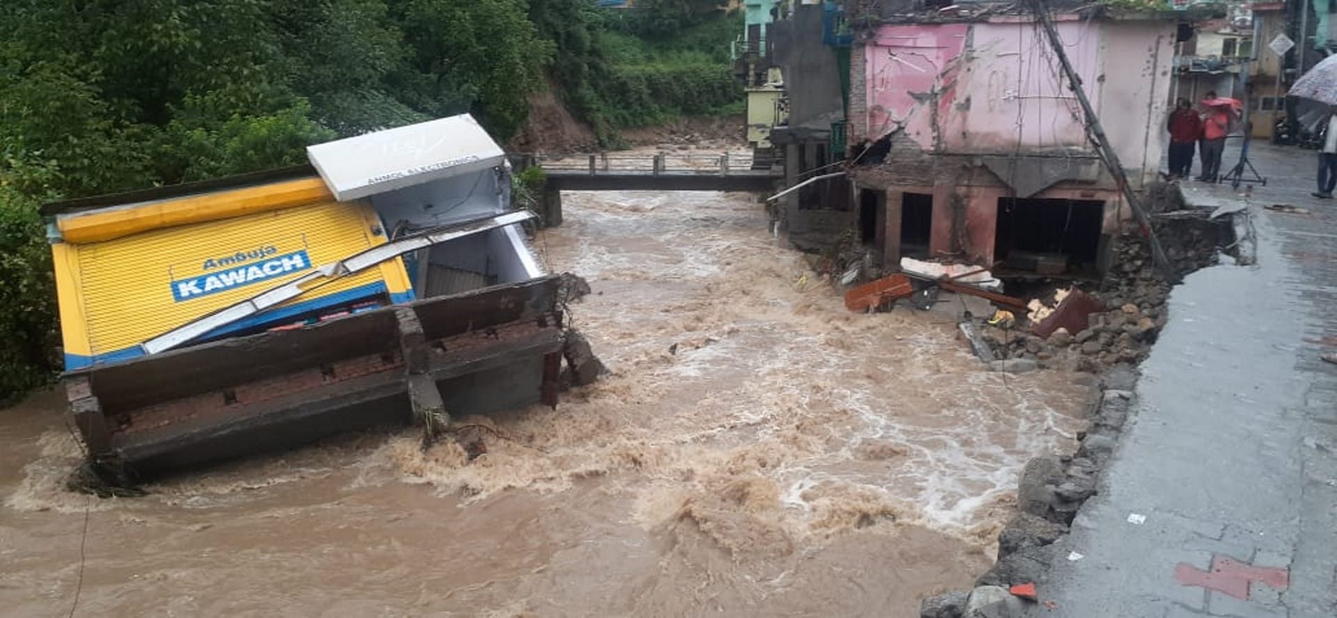 Uttarakhand Rain, ATM shed, 24 lakh Rupees loss Gangotri Yamunotri Highway