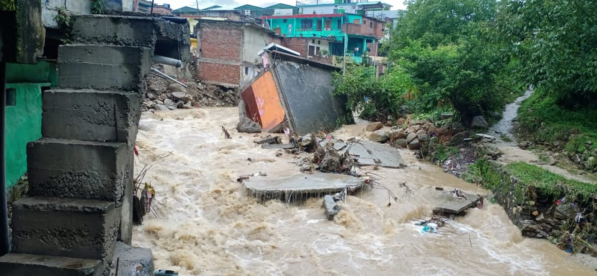 Uttarakhand Rain, ATM shed, 24 lakh Rupees loss Gangotri Yamunotri Highway