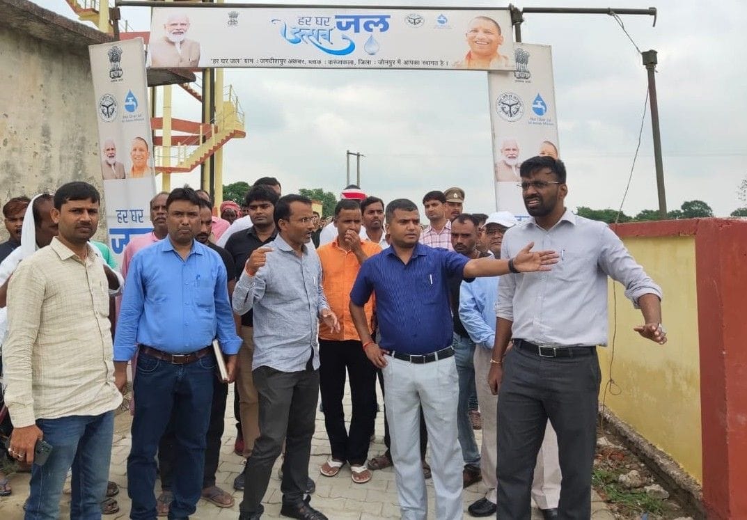 Jagdishpur Akbar became the first village of the district, water reached 650 houses through pipeline