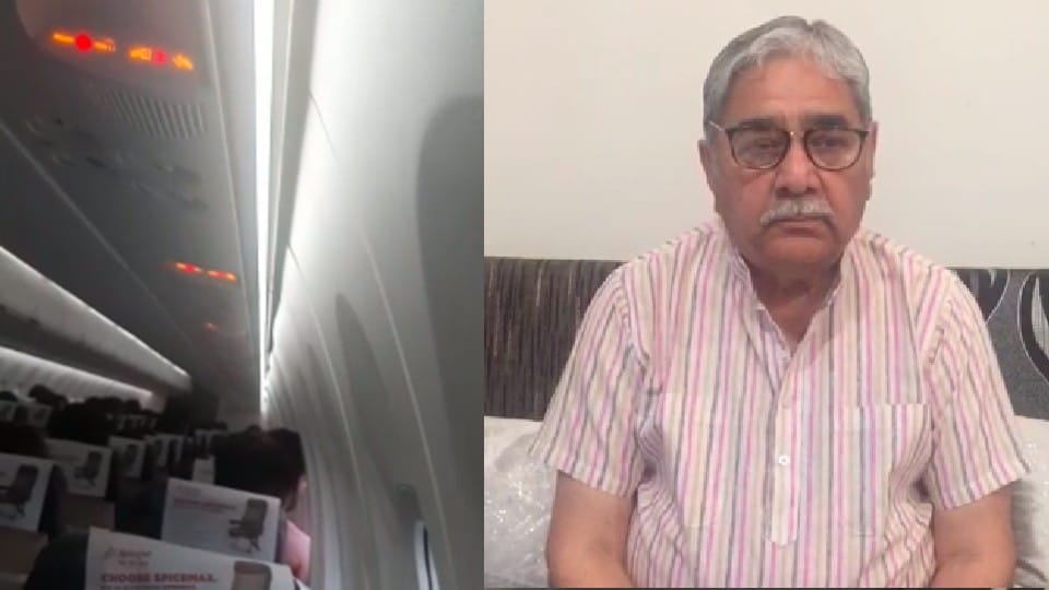 Madhya Pradesh: Water was dripping in SpiceJet plane, victim passenger warned to go to consumer forum