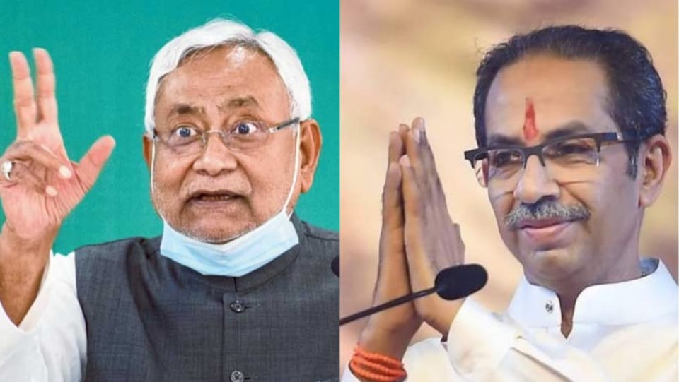 shiv sena saamana criticize bihar cm nitish kumar after switch side write he lead opposition alliance india