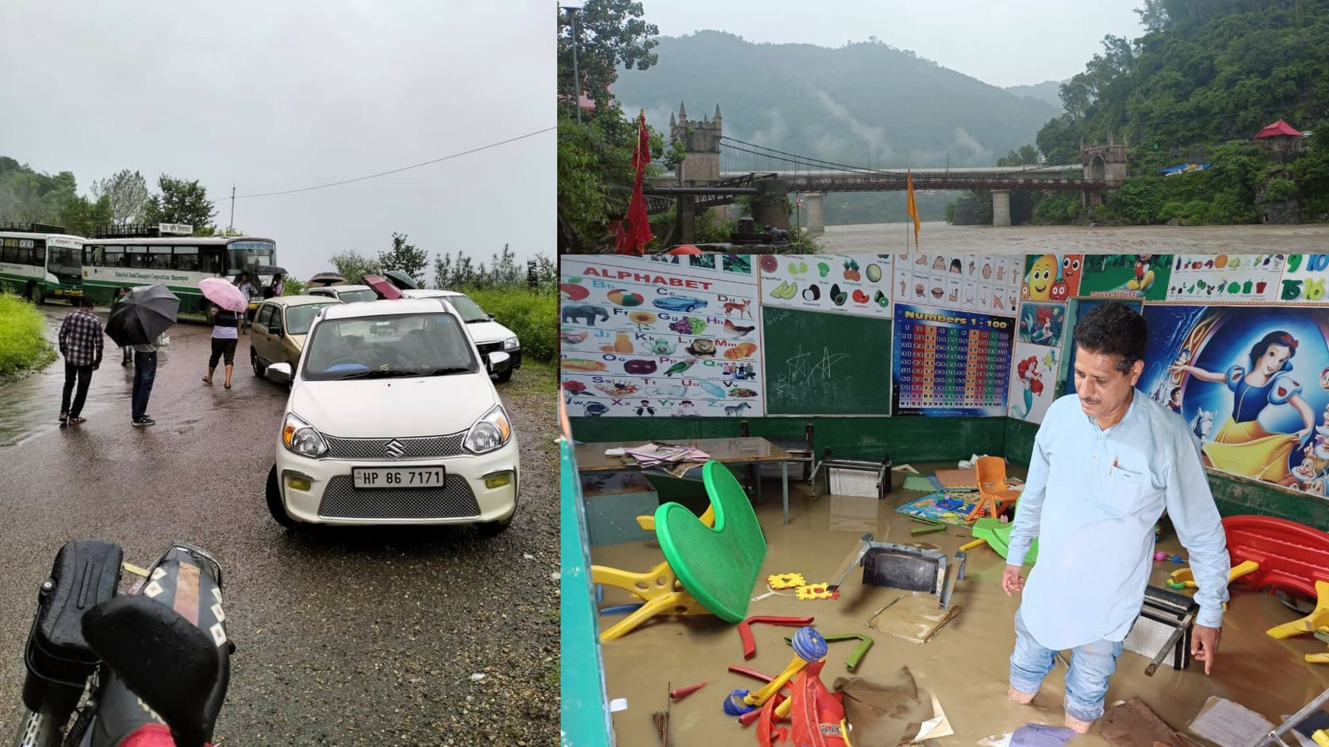 himachal weather update: cloudburst in anni kullu two women killed nh and other roads blocked due to landslide