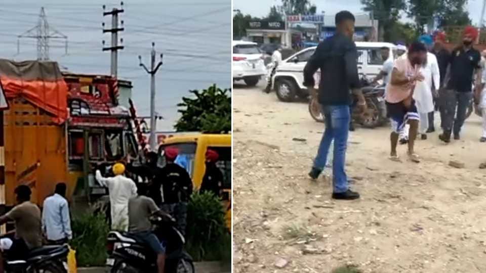 Truck driver beaten up by security personnel of Punjab Assembly Speaker