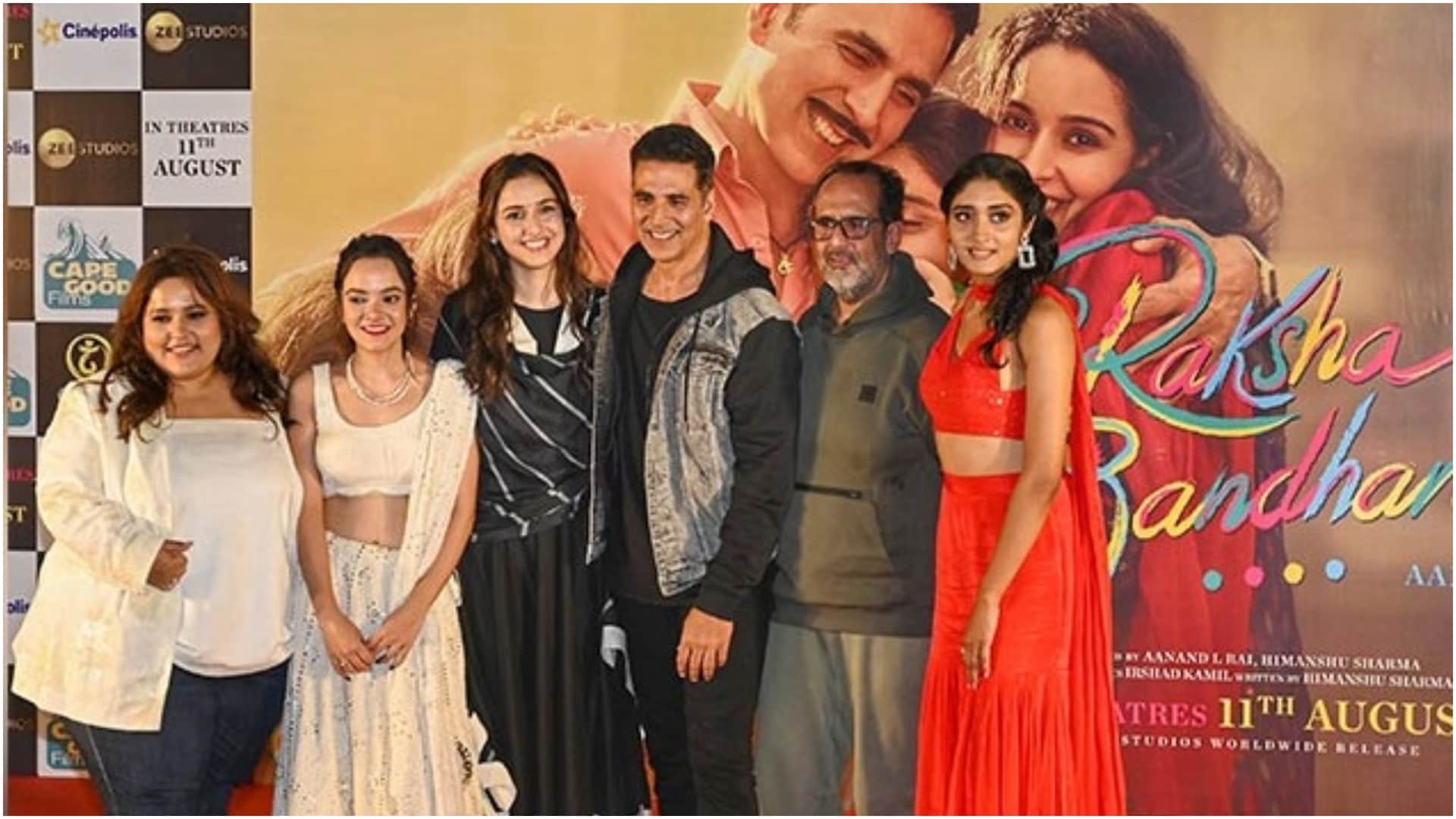 Raksha Bandhan Premier: Bhumi Pednekar is happy with the praise she received for film, thanked Akshay Kumar