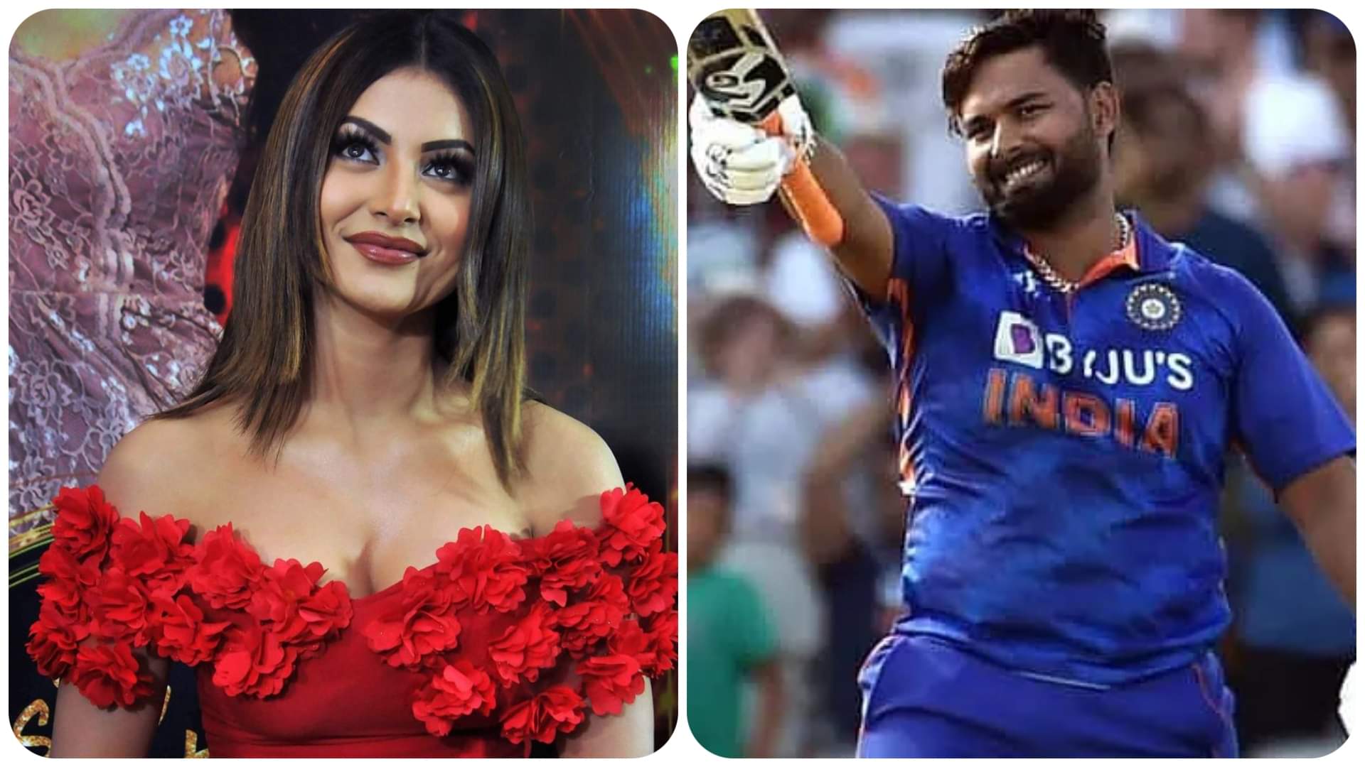 Urvashi Rautela and Rishabh Pant close again? Uravshi Rautela Apologized Rishabh Pant with folded hands