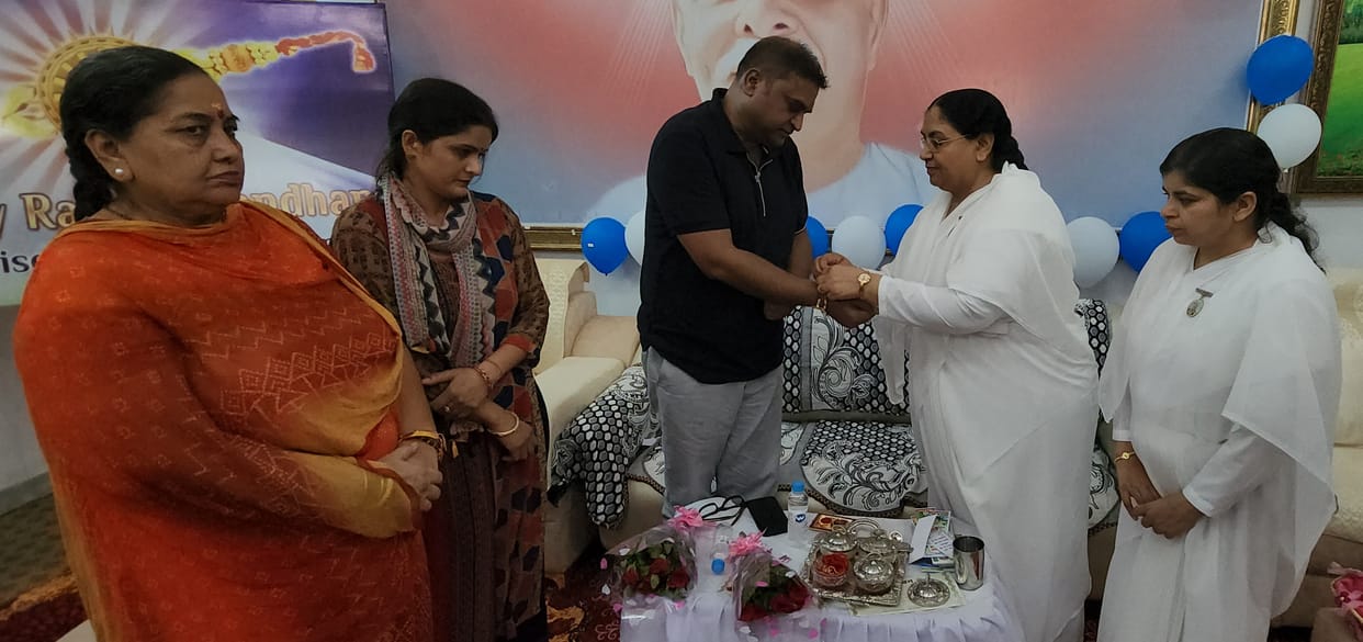 Rakshabandhan celebrated in Prajapita Brahma Kumari University, Kurukshetra