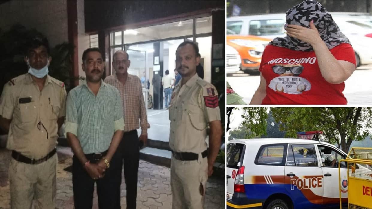 Delhi Police caught sex racket at Spa Center in Rohini Sector 10 seven people including six women arrested