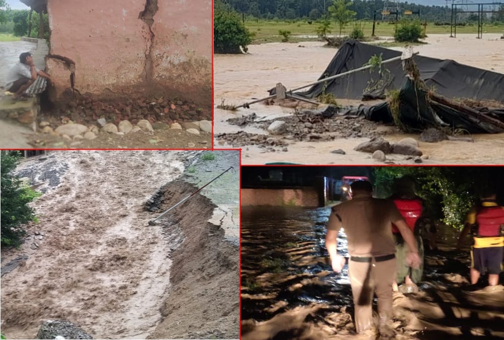 Dehradun Weather News: Heavy rainfall in vikasnagar, see disaster photos