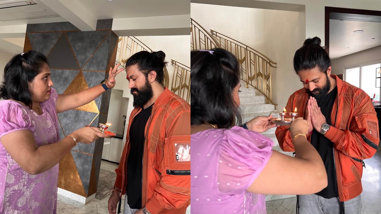 KGF 2 Star Yash celebrated raksha bandhan with sister photos getting viral on internet