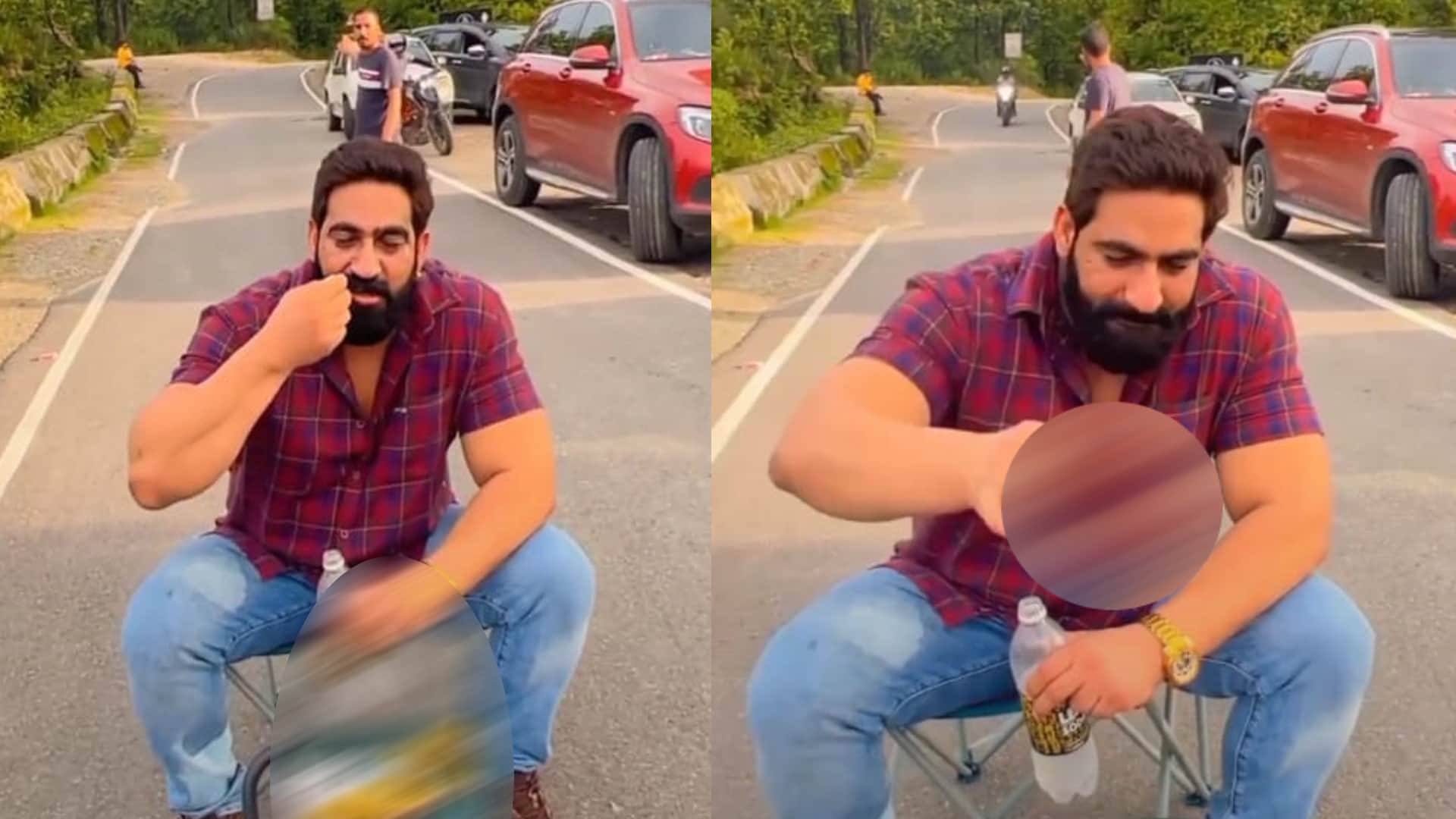 Bobby Kataria Video smoking cigarette in an airplane goes viral