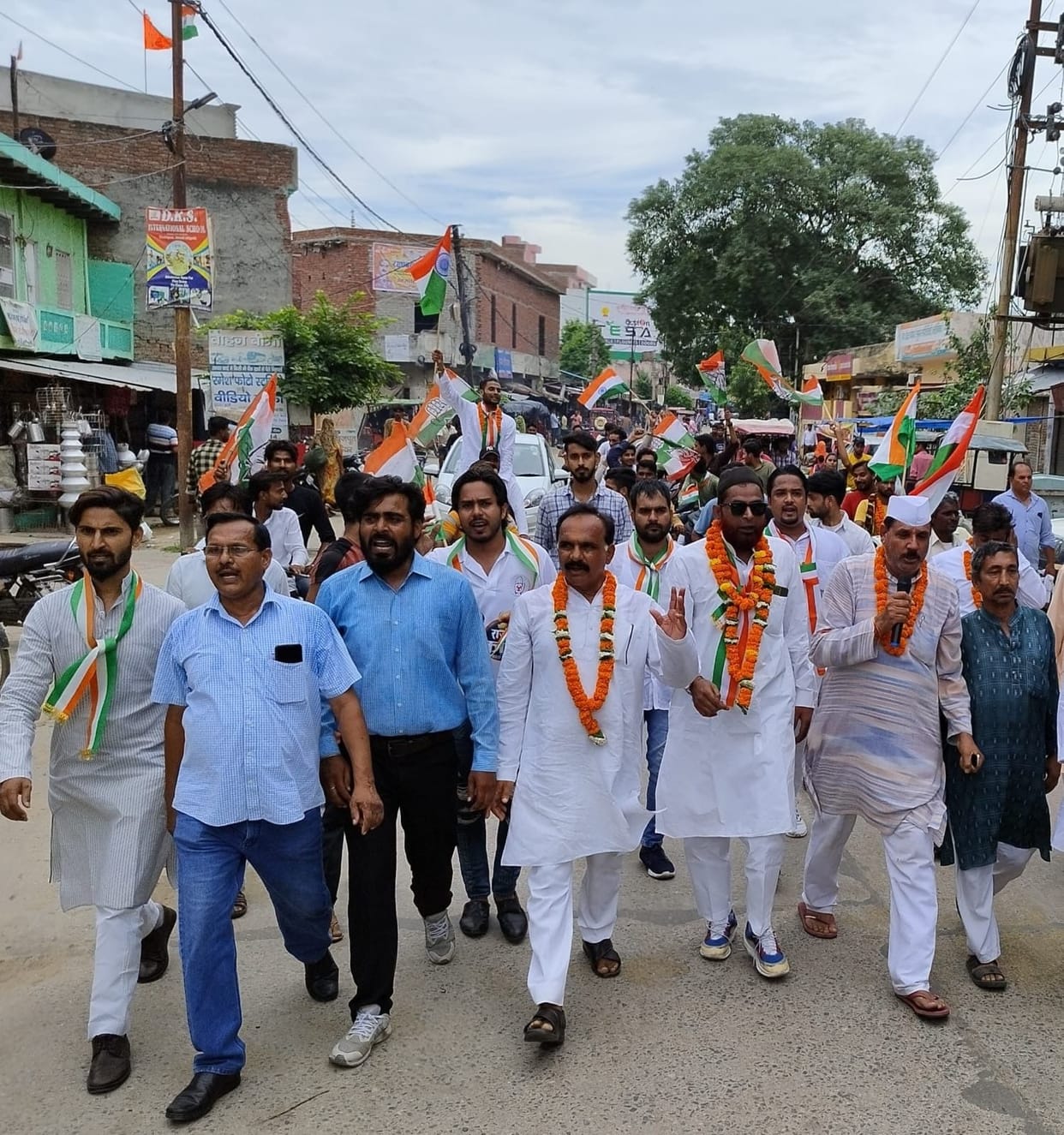 Congressmen took out Gaurav padyatra