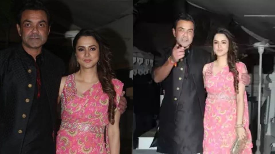 Arjun Kanungo wedding reception Bobby deol wife ignore him fans trolled her and said she is very rude
