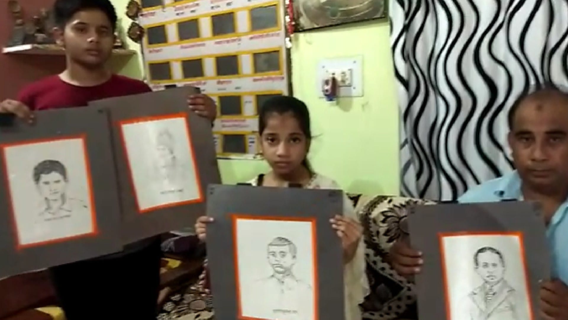 Shivpuri painter Azad Khan used to give recognition to many anonymous martyrs by holding exhibitions,