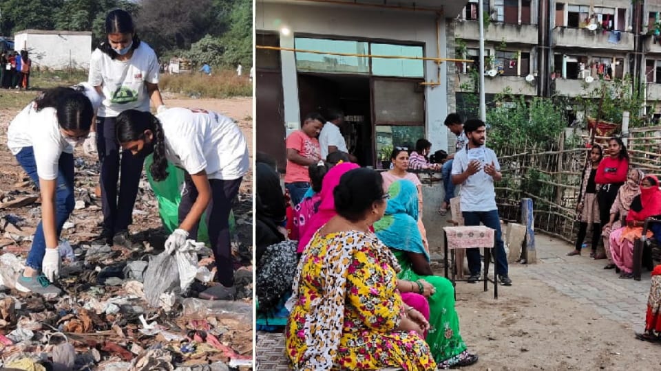International youth day: Youth Working towards plastic free chandigarh