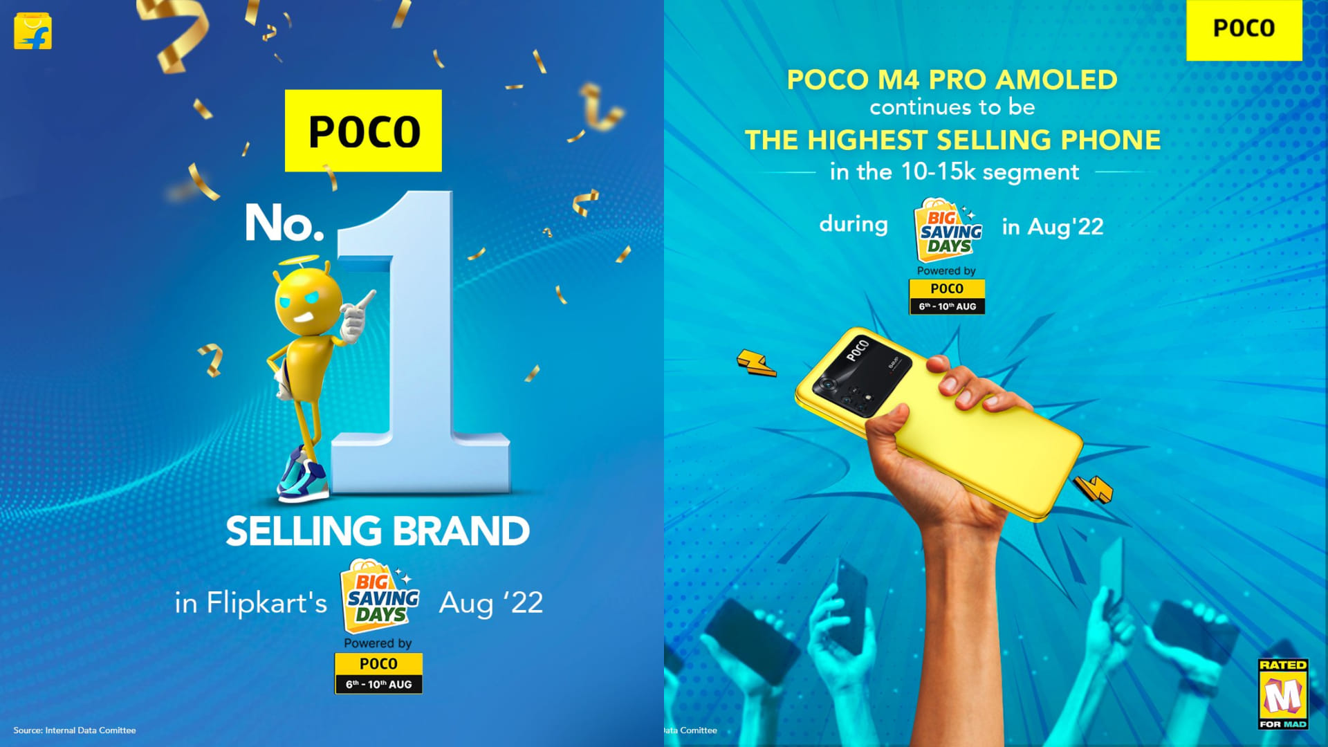 POCO consolidates No1 brand position on Flipkart Independence Day Sale