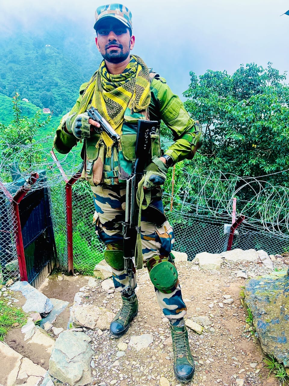 Nishant amar rahe... The only brother of three sisters martyred for the country