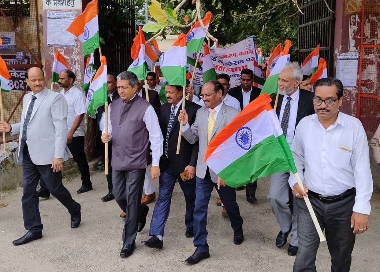 Budaun News People actively participated in har ghar tiranga campaign