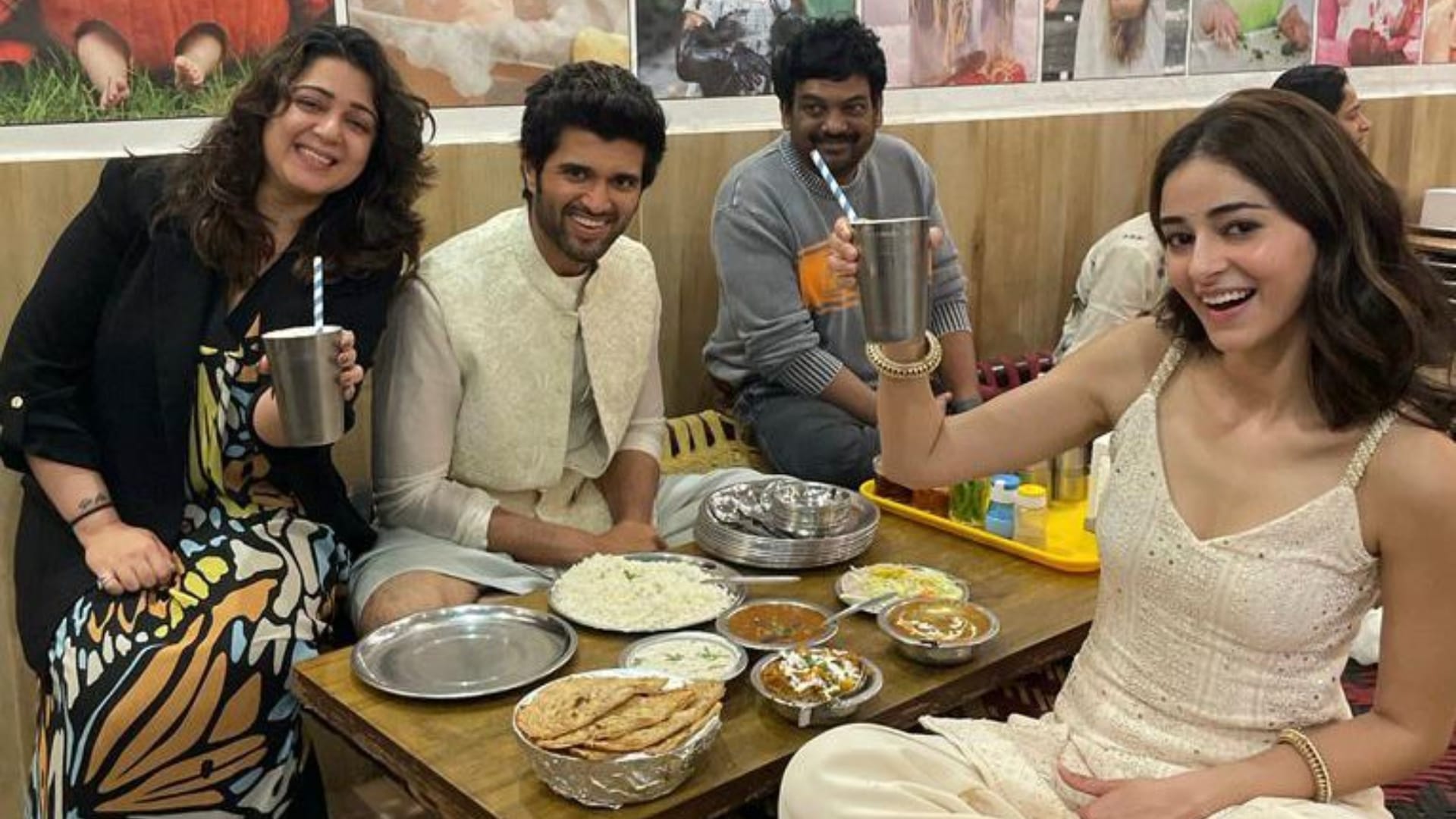 Liger: Vijay Deverakonda ananya panday reached chandigarh to launch new song coka 2.0 with puri jagannadh