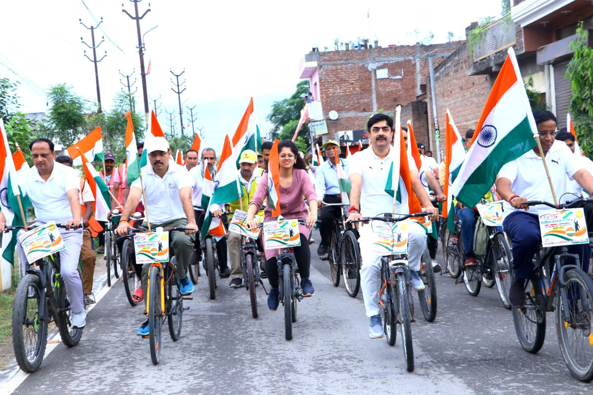 DIG, DM, SSP participated in cycle rally