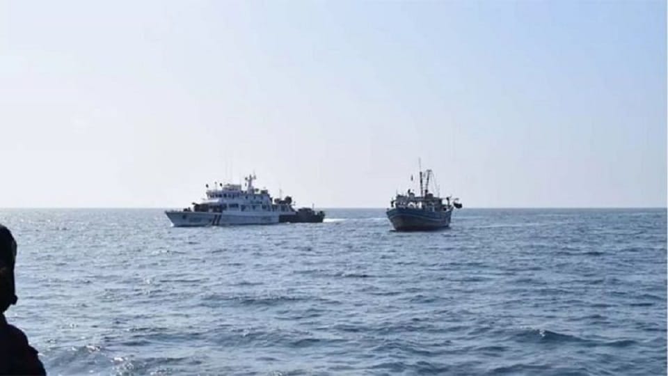 Pakistani Navy rescues 9 Indian crew members after vessel capsizes in Arabian Sea