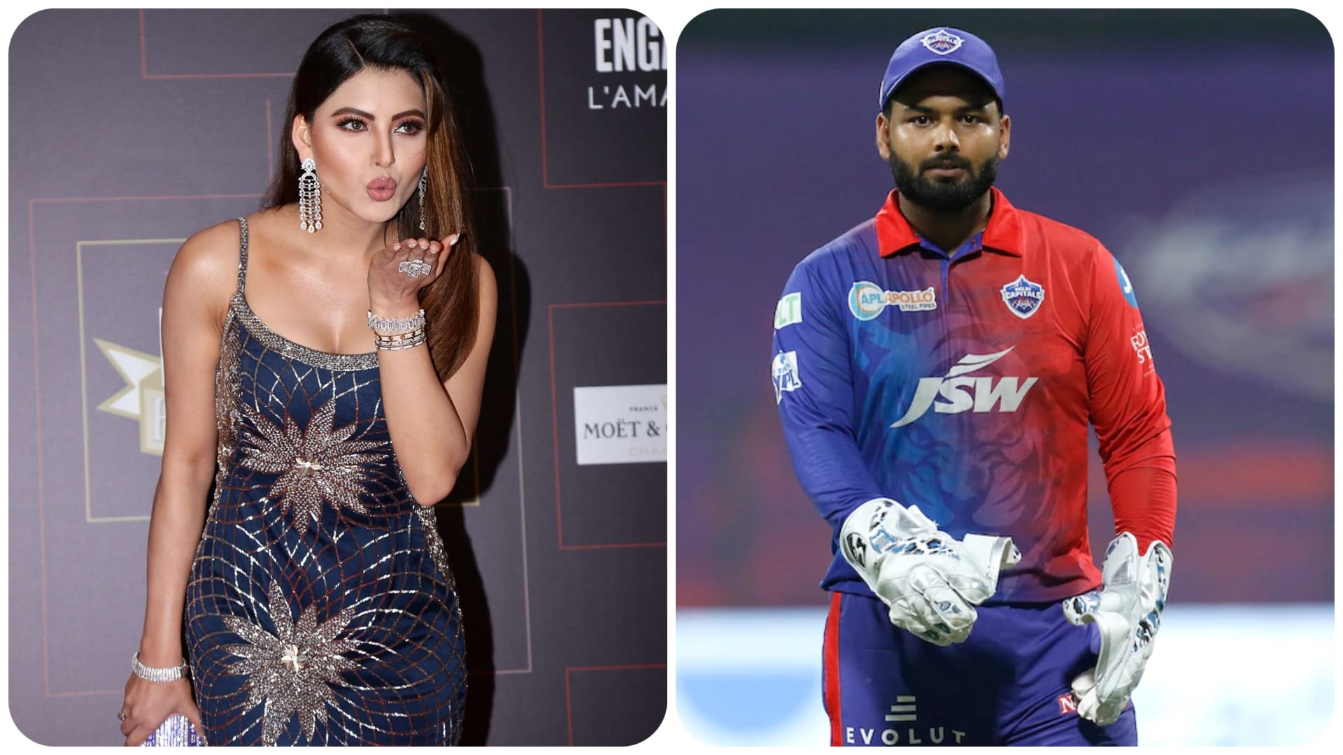 Urvashi Rautela Comments on Rishabh Pant RP Chotu Bhaiyaa Should Play Bat Ball See Latest Post here