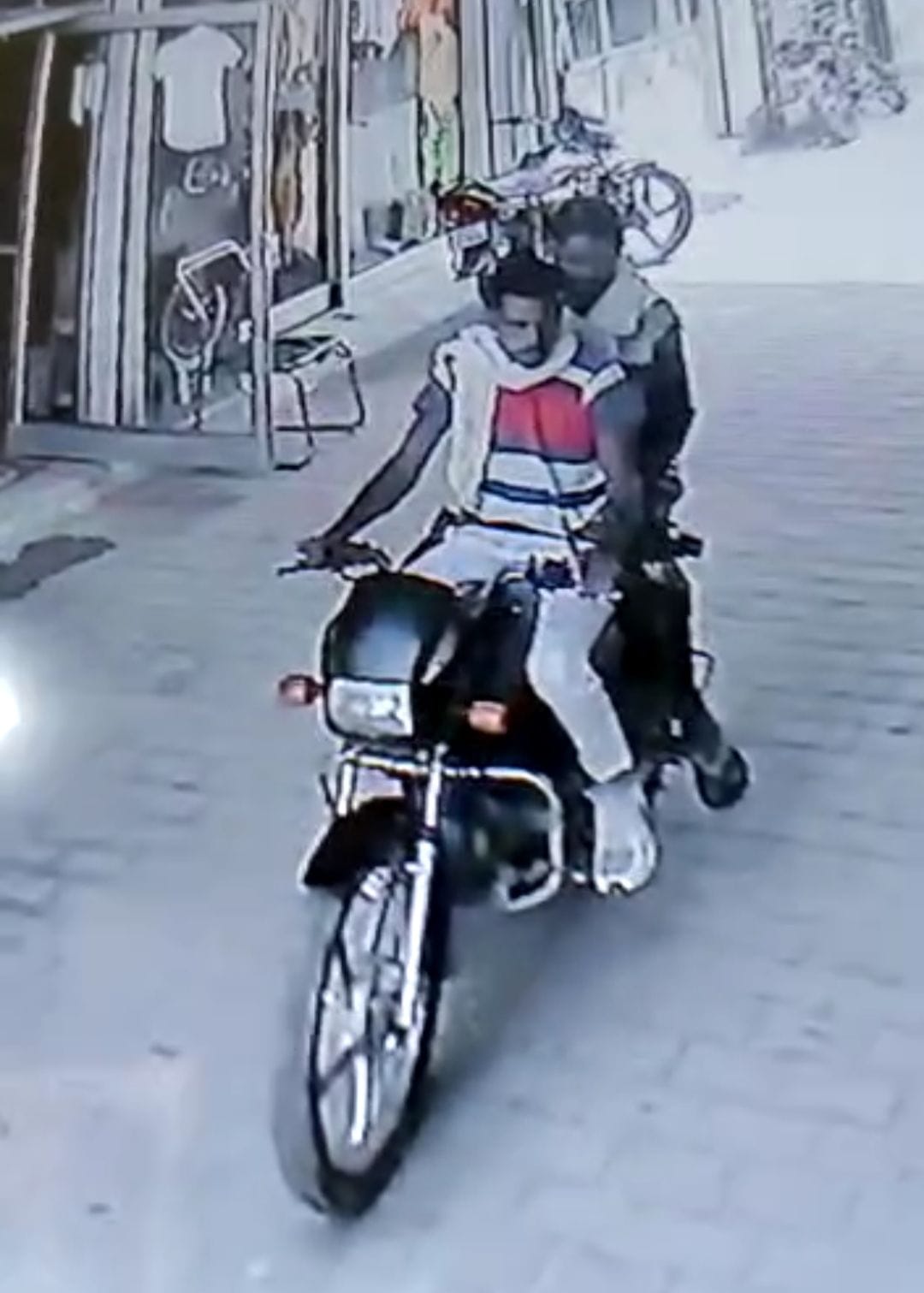 2 accused caught after cctv footage of bike theft posted on social media