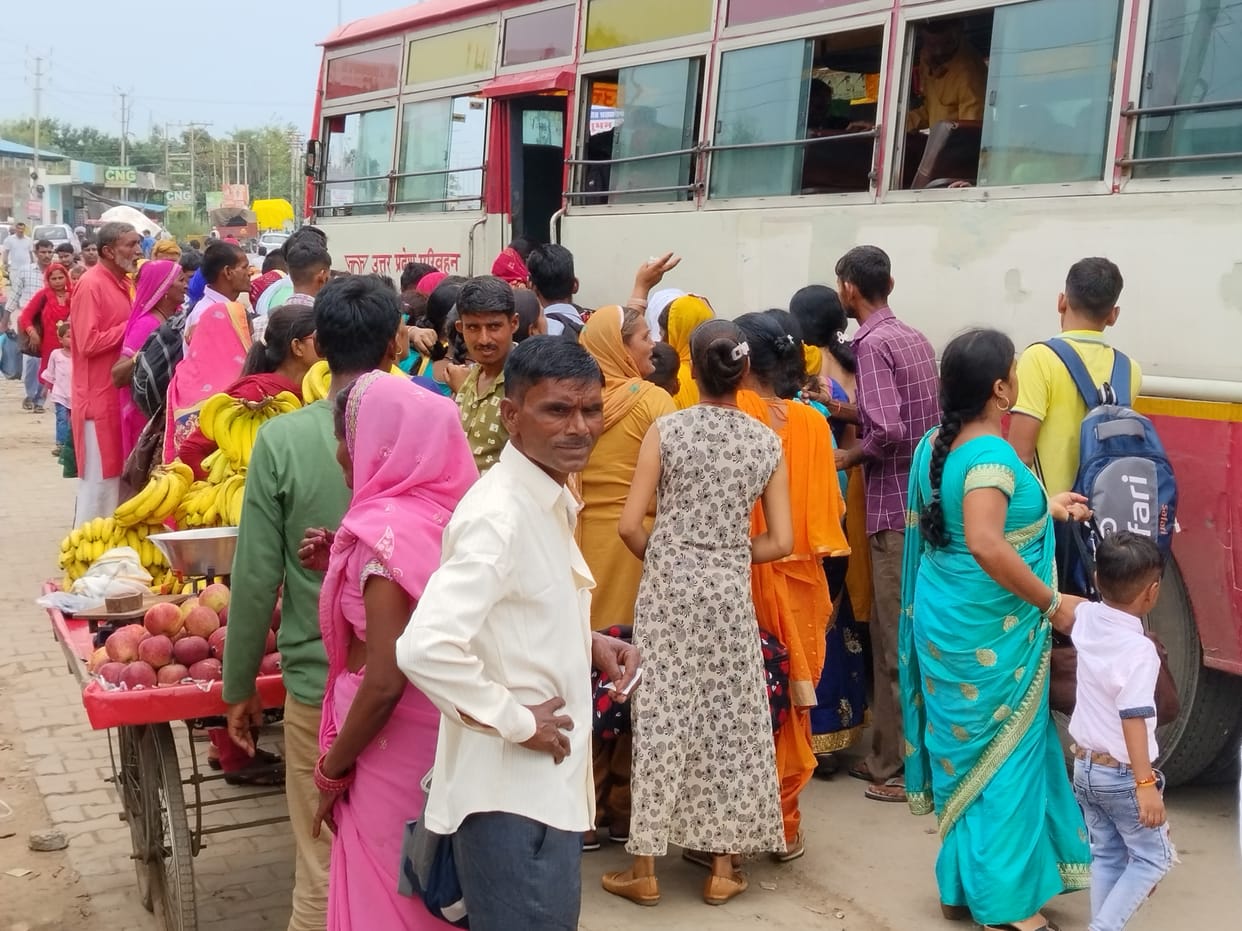 Buses and trains crowded, passengers upset