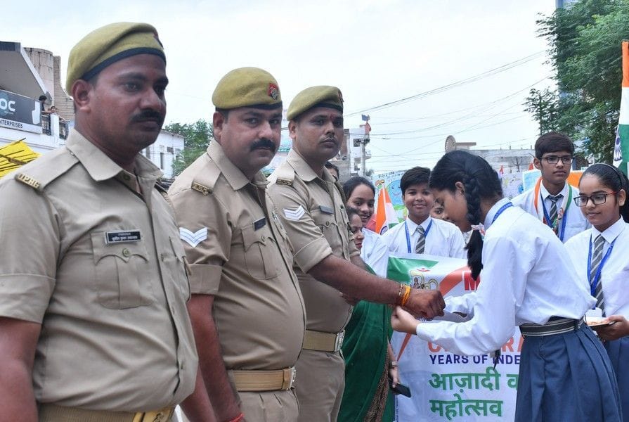 By tying rakhi, brothers took a pledge to protect their sisters
