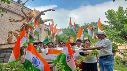 tricolor campaign launched from Namo Ghat in varanasi