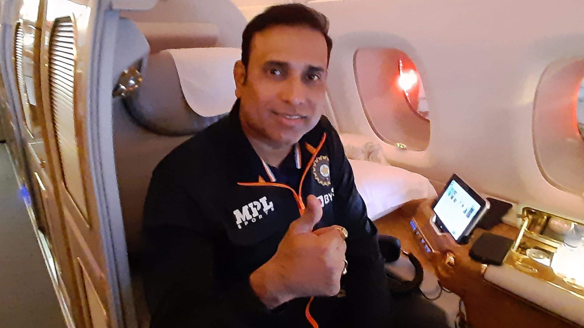 IND vs ZIM photos Indian team leaves for Zimbabwe with coach Laxman Varun Dhawan meets Team India at airport