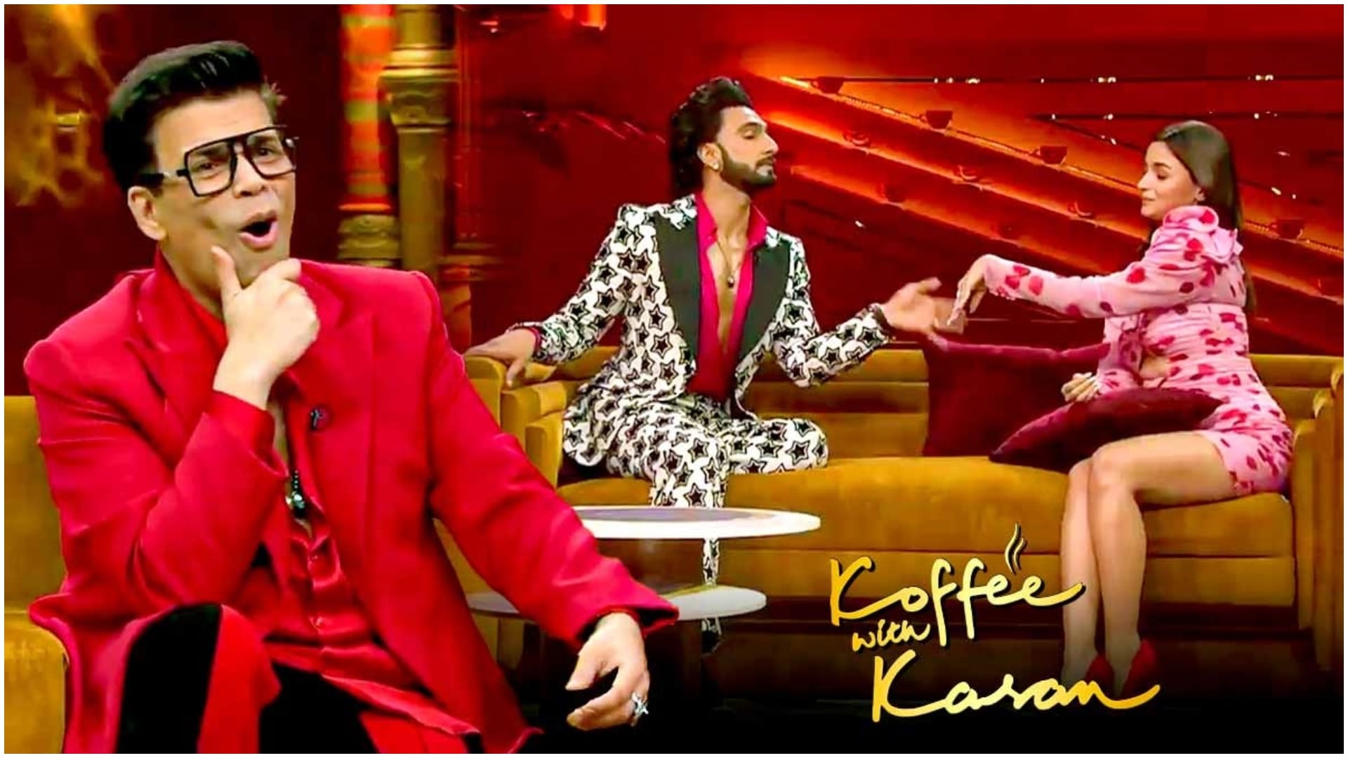 Karan Johar speaks to Pankaj Shukla nepotism social media power Koffee With Karan 7 Tabassum Simi Grewal