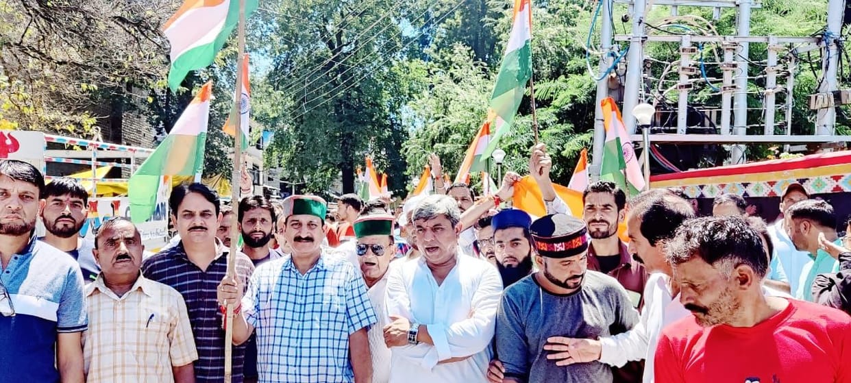 The city of Chamba resonated with the slogans of patriotism