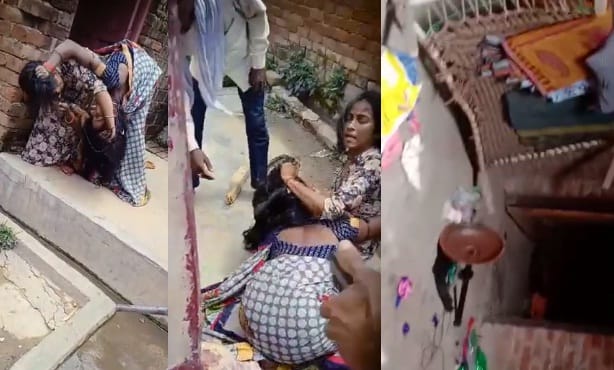 sister-in-law is accused of beating the couple in unnao, three including Jethani filed a report