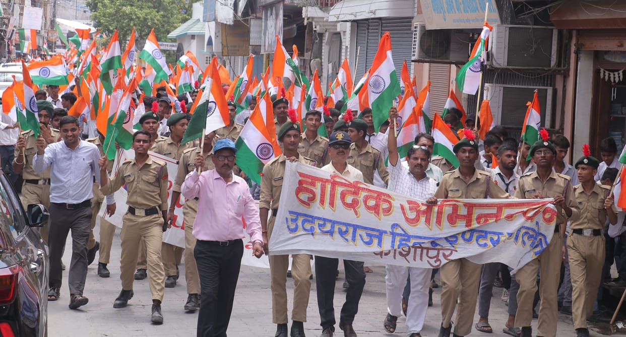Tiranga Rally in Kashipur