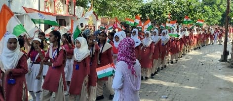 District drenched with patriotism