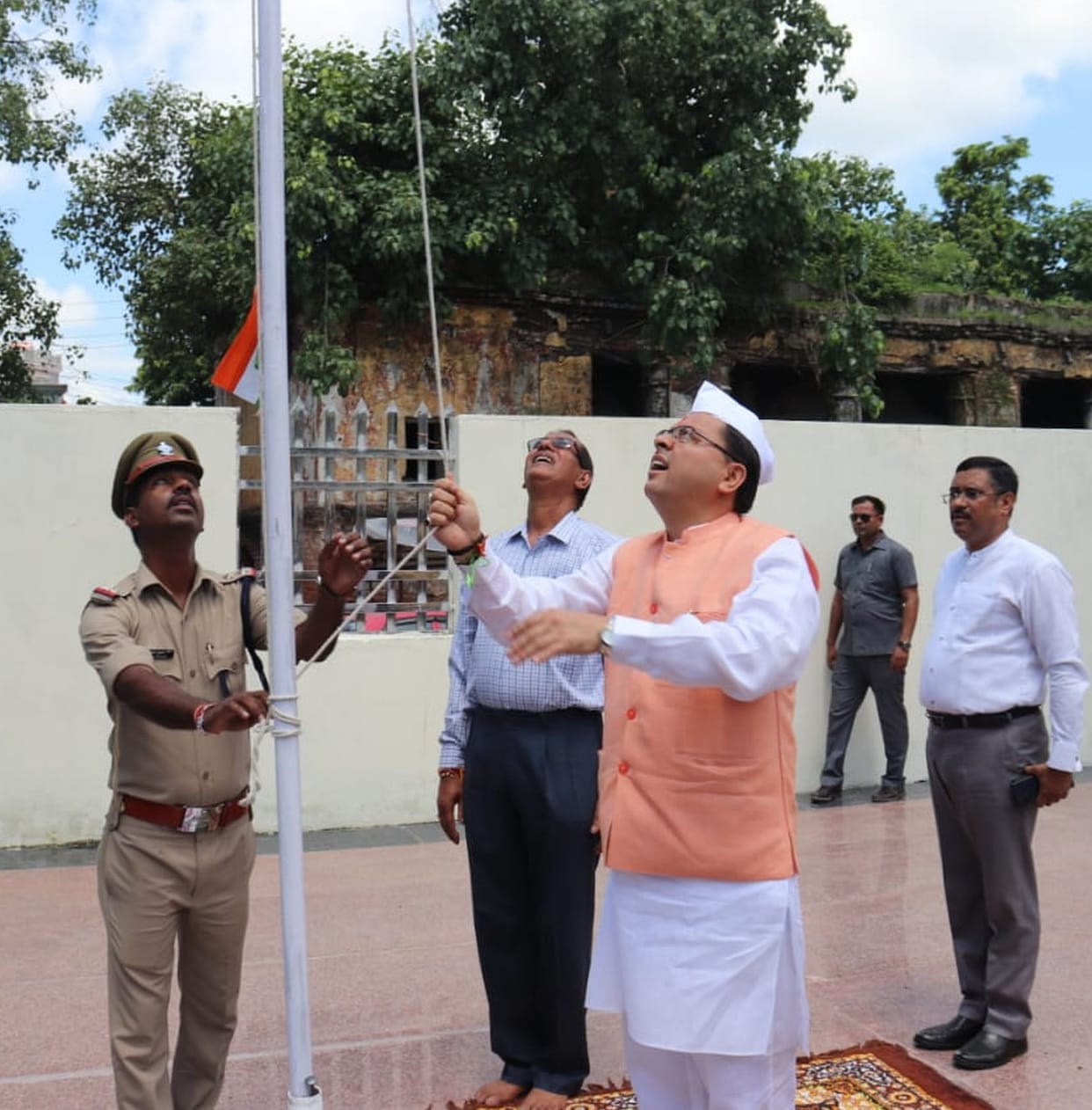 CM Dhami in Khateema