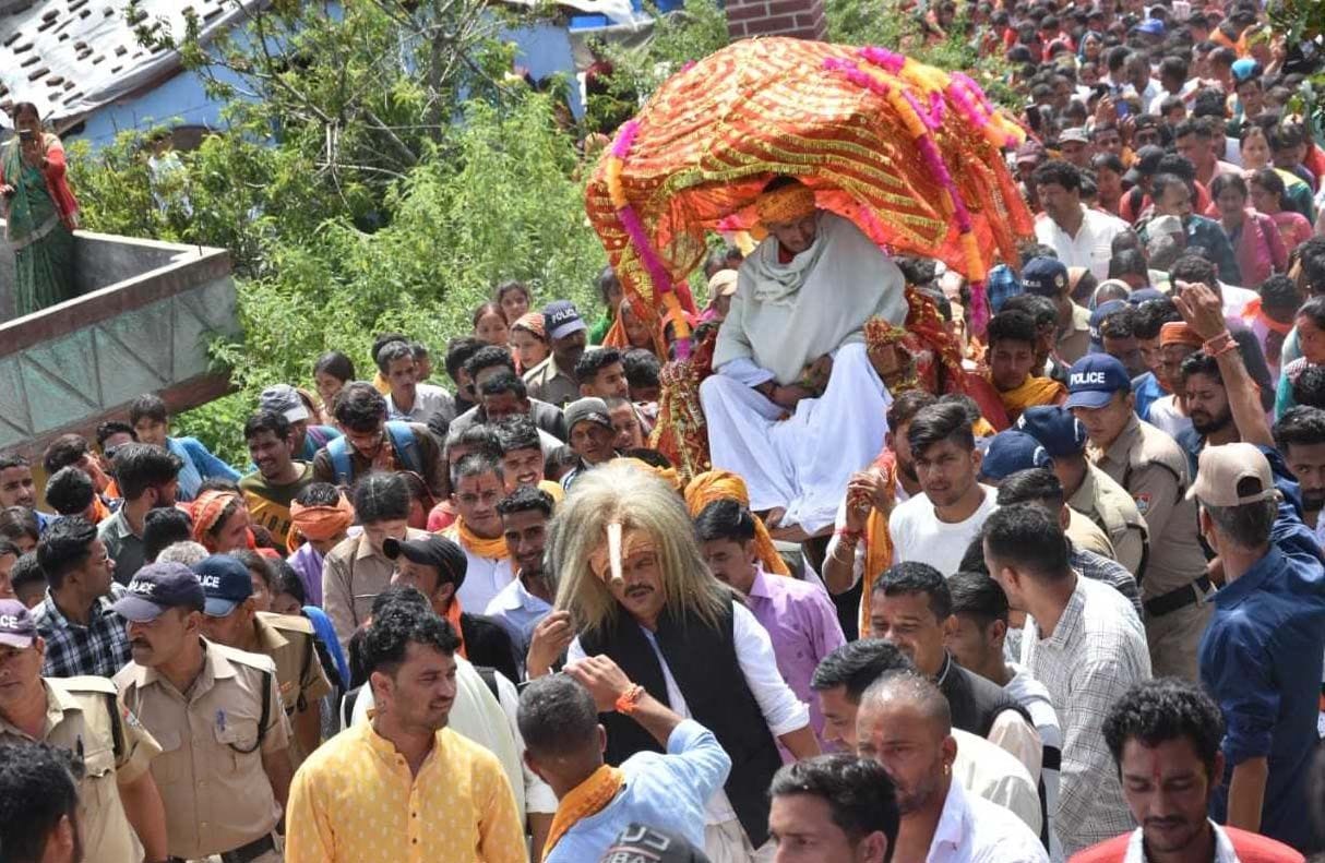 Maa Varahi's procession came out with pomp
