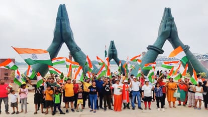 tricolor campaign launched from Namo Ghat in varanasi