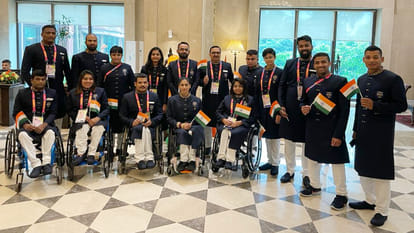 Prime Minister Narendra Modi interacted with the Indian contingent that participated Commonwealth Games 2022