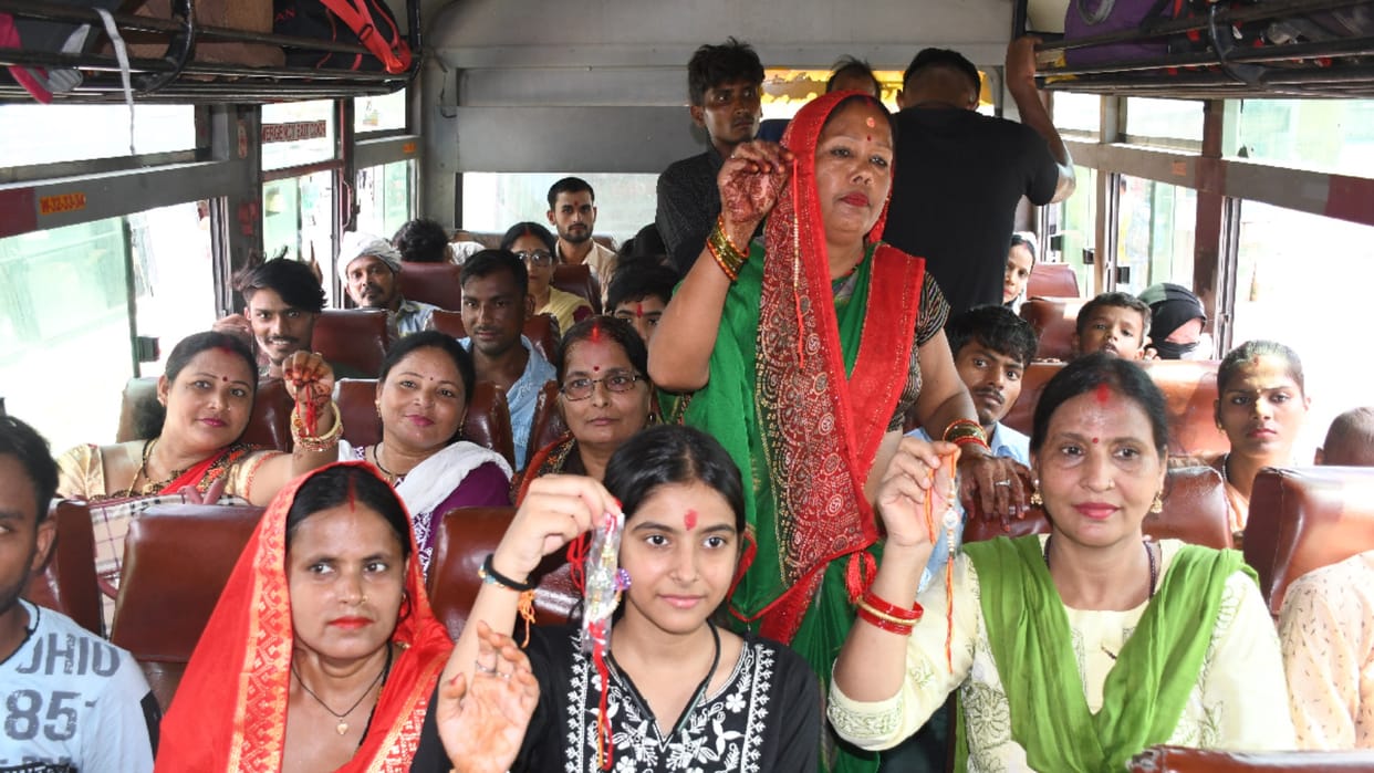 In two days 35 thousand women traveled for free by roadways in raksha bandhan