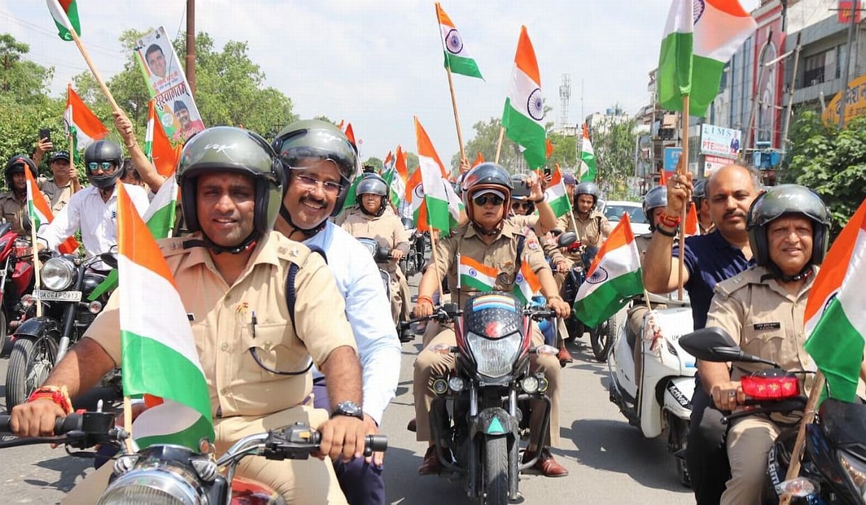 Tiranga Rally in Us Nagar
