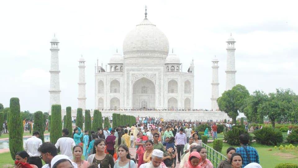 Taj Mahal Number one in indigenous tourists visiting