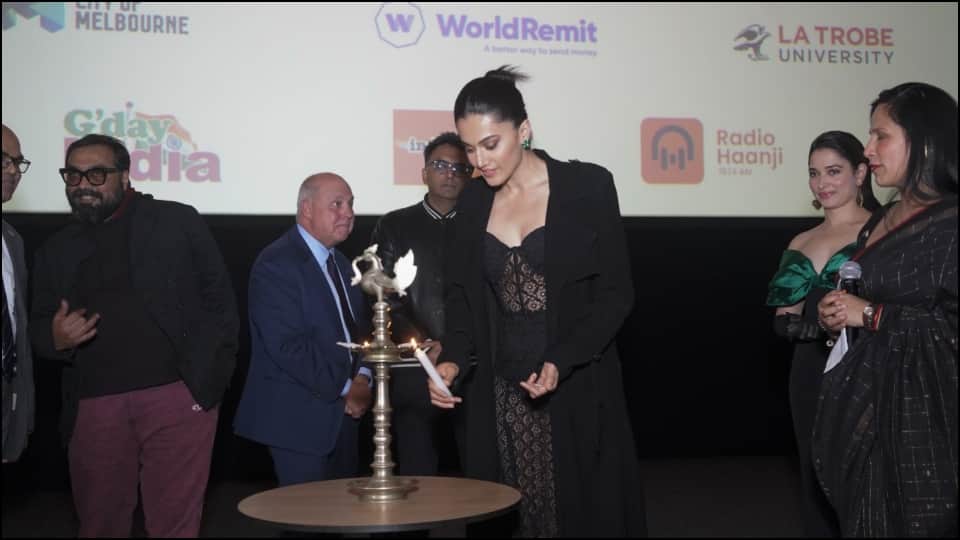 Taapsee Pannu starrer Dobaaraa directed by anurag kashyap officially opens Indian Film Festival of Melbourne